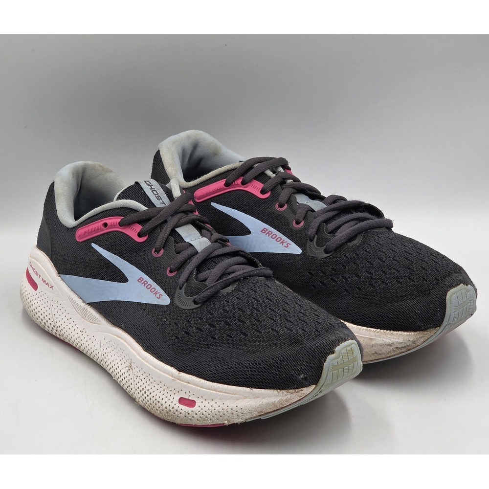 Brooks Ghost Max Women's 9 B Running Shoes 1203951B082 Ebony Open Air